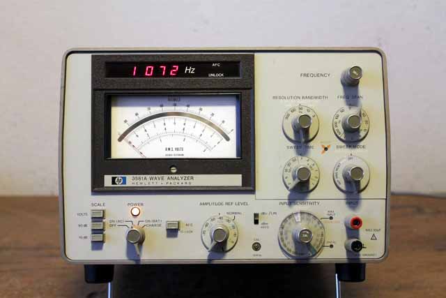 HP 3581A Wave Analyzer.